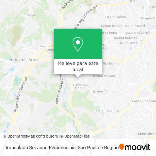 Imaculada Servicos Residenciais mapa