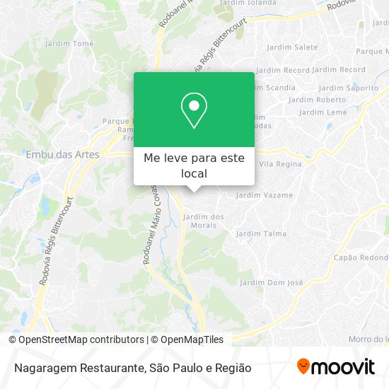 Nagaragem Restaurante mapa