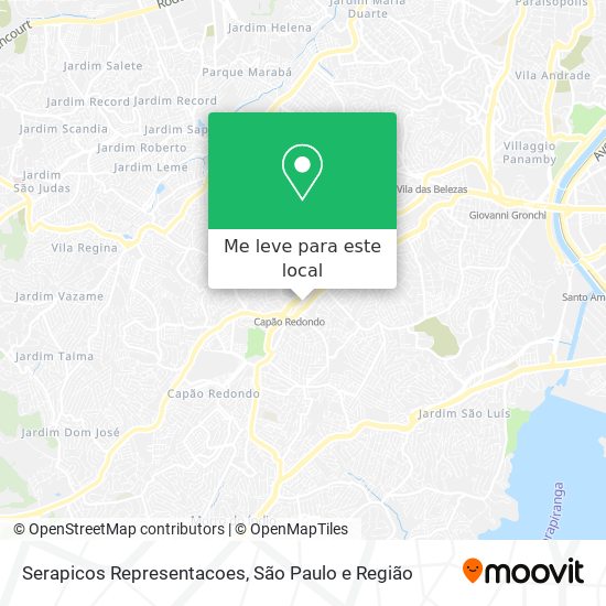 Serapicos Representacoes mapa