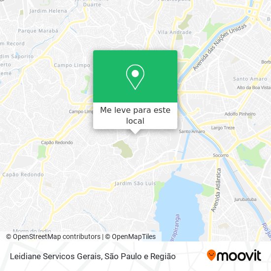 Leidiane Servicos Gerais mapa