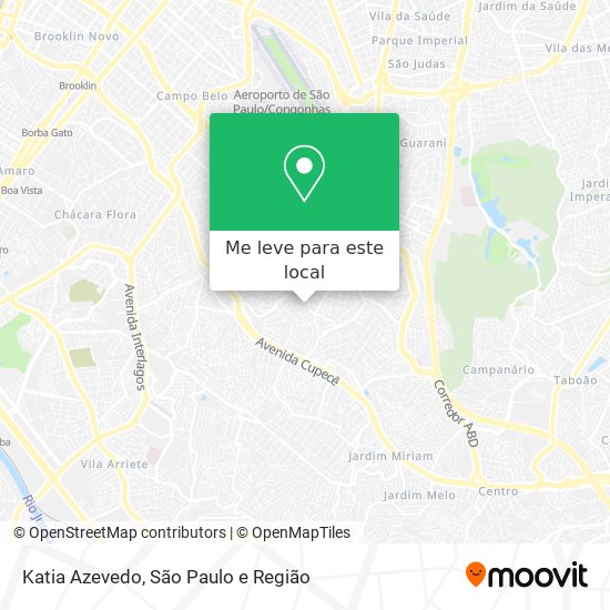 Katia Azevedo mapa