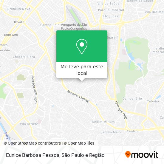 Eunice Barbosa Pessoa mapa