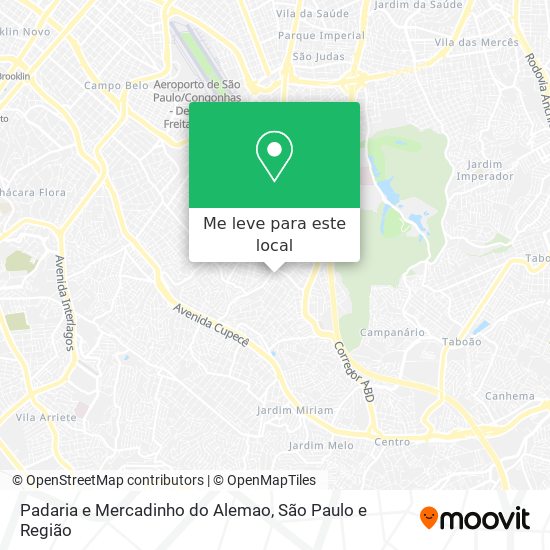 Padaria e Mercadinho do Alemao mapa