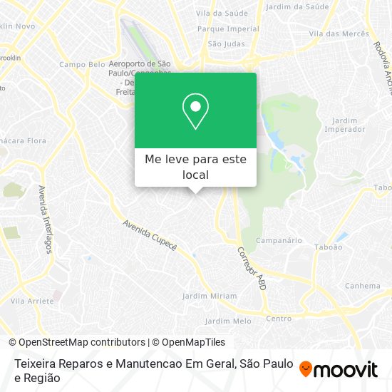 Teixeira Reparos e Manutencao Em Geral mapa