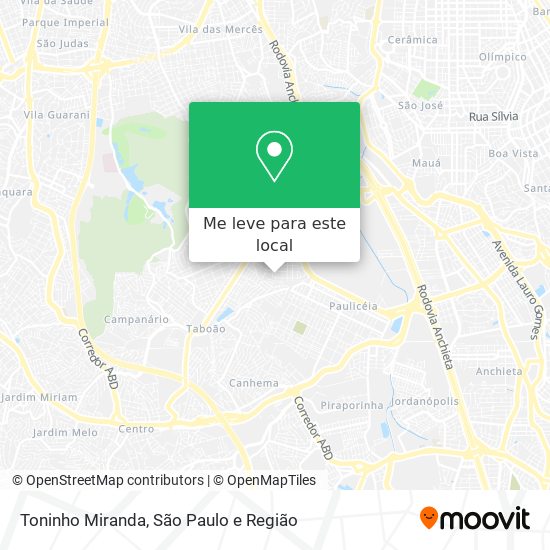 Toninho Miranda mapa