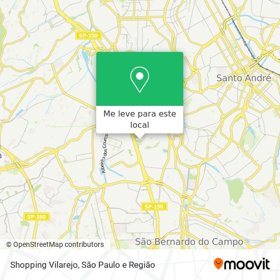 Shopping Vilarejo mapa
