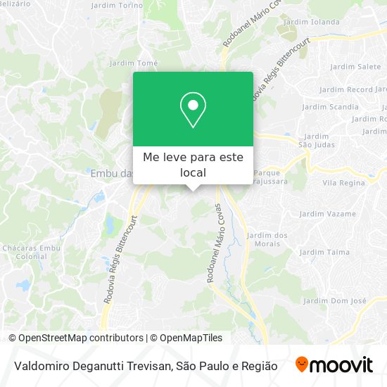 Valdomiro Deganutti Trevisan mapa