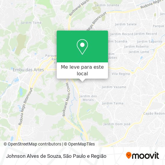 Johnson Alves de Souza mapa