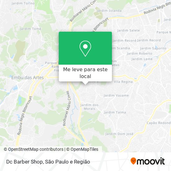 Dc Barber Shop mapa