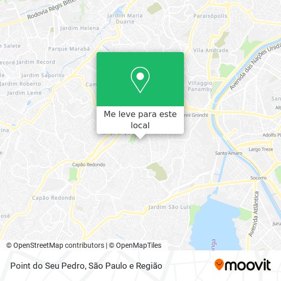 Point do Seu Pedro mapa