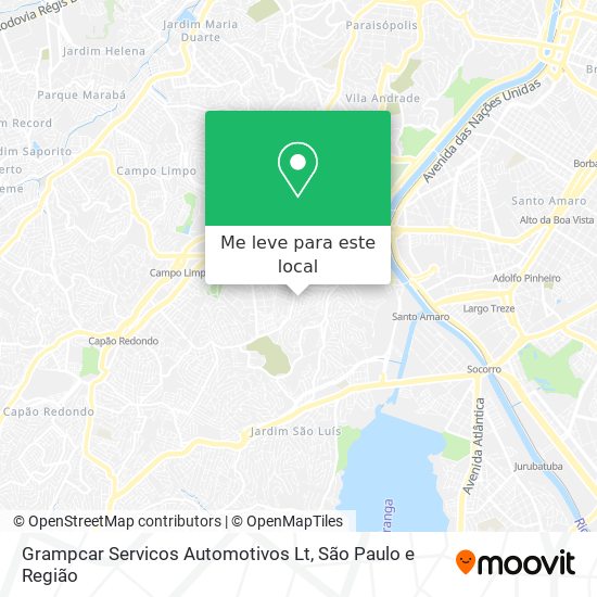 Grampcar Servicos Automotivos Lt mapa