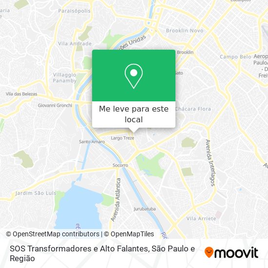 SOS Transformadores e Alto Falantes mapa