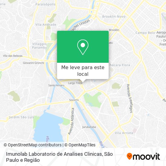 Imunolab Laboratorio de Analises Clinicas mapa