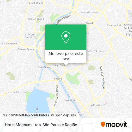 Hotel Magnum Ltda mapa