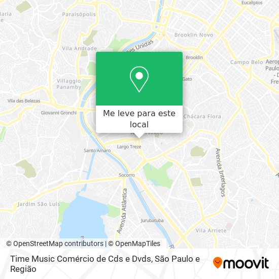 Time Music Comércio de Cds e Dvds mapa