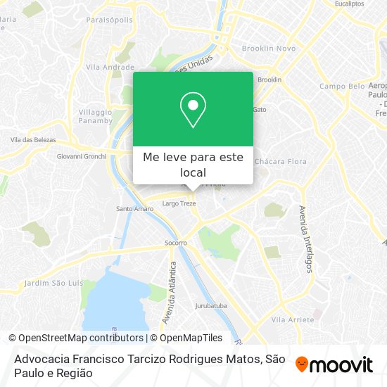 Advocacia Francisco Tarcizo Rodrigues Matos mapa