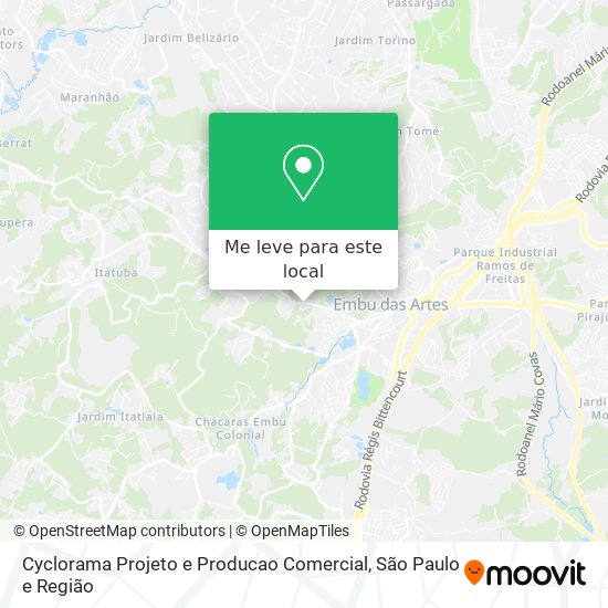Cyclorama Projeto e Producao Comercial mapa