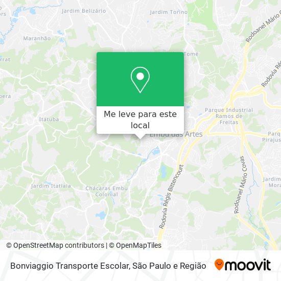 Bonviaggio Transporte Escolar mapa