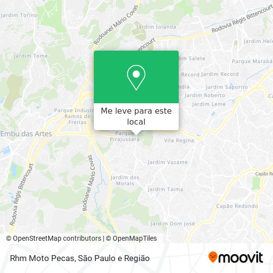 Rhm Moto Pecas mapa