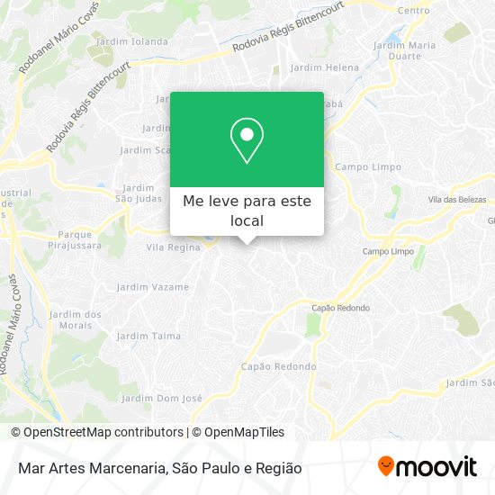 Mar Artes Marcenaria mapa