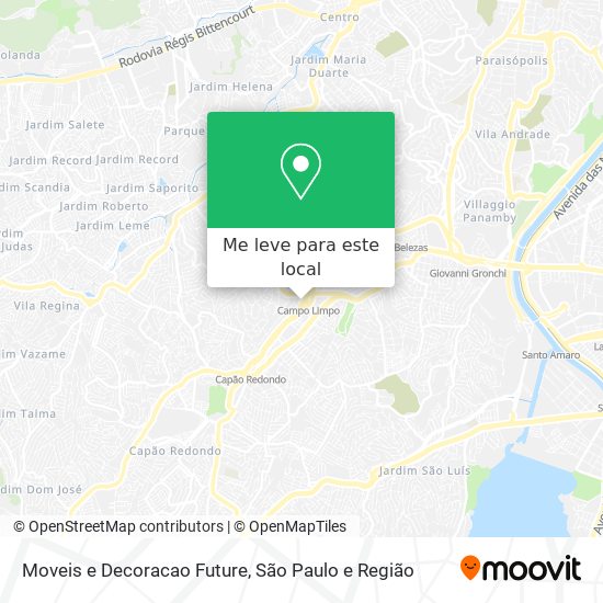 Moveis e Decoracao Future mapa