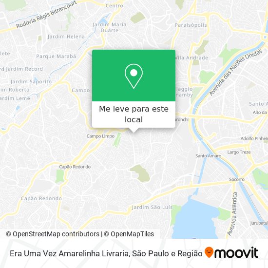 Era Uma Vez Amarelinha Livraria mapa