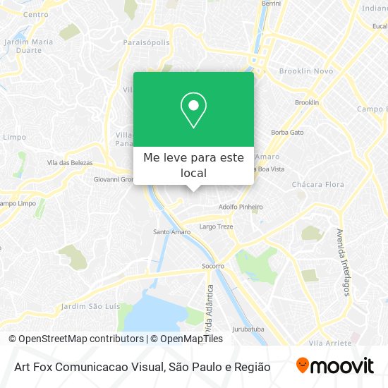 Art Fox Comunicacao Visual mapa