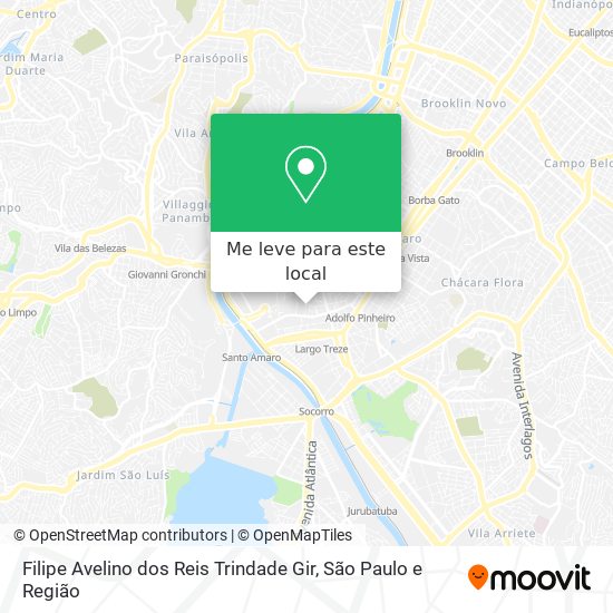 Filipe Avelino dos Reis Trindade Gir mapa