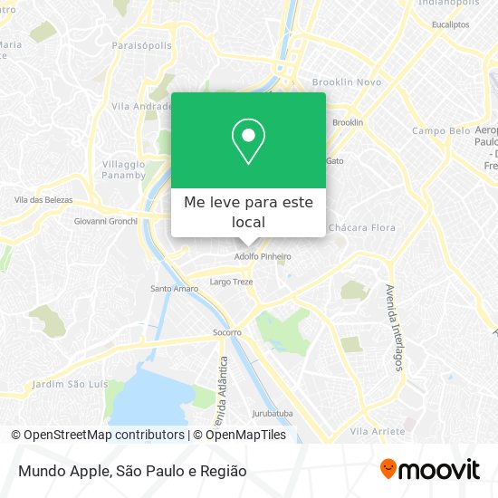 Mundo Apple mapa