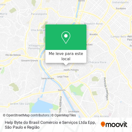 Help Byte do Brasil Comércio e Serviços Ltda Epp mapa