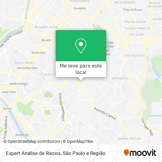 Expert Analise de Riscos mapa