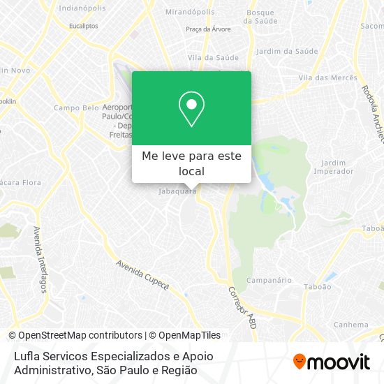 Lufla Servicos Especializados e Apoio Administrativo mapa