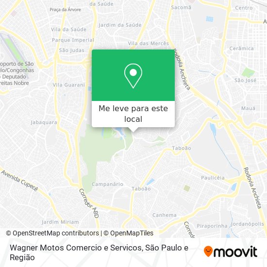 Wagner Motos Comercio e Servicos mapa