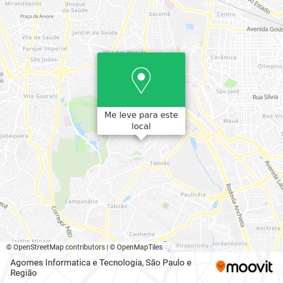 Agomes Informatica e Tecnologia mapa