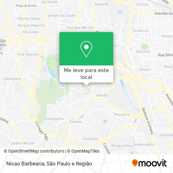 Nicao Barbearia mapa
