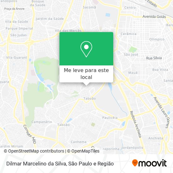 Dilmar Marcelino da Silva mapa