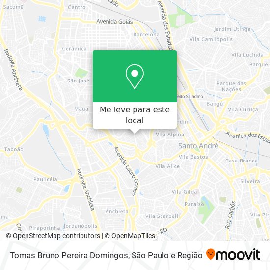 Tomas Bruno Pereira Domingos mapa