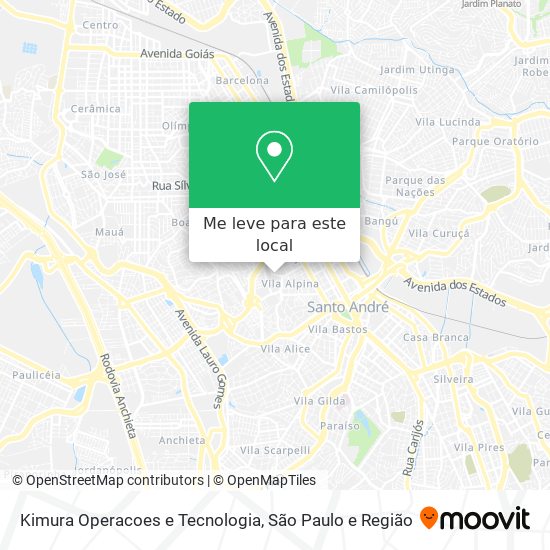 Kimura Operacoes e Tecnologia mapa