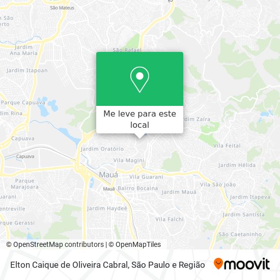 Elton Caique de Oliveira Cabral mapa