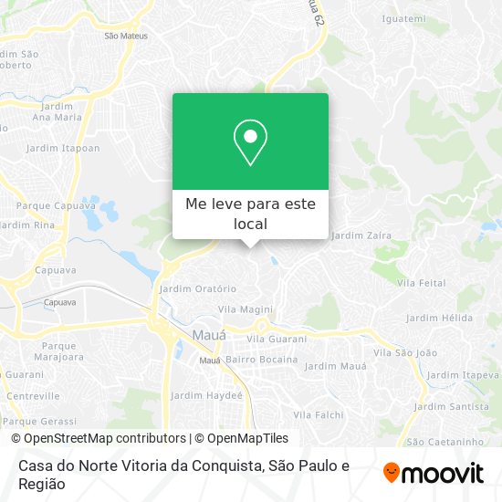 Casa do Norte Vitoria da Conquista mapa