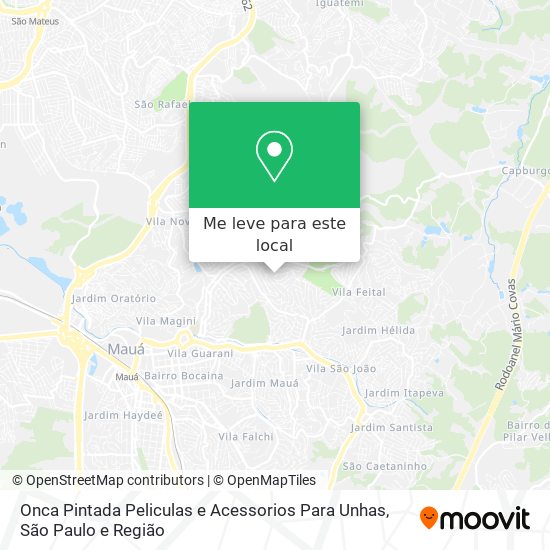 Onca Pintada Peliculas e Acessorios Para Unhas mapa