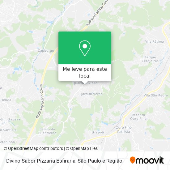 Divino Sabor Pizzaria Esfiraria mapa