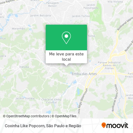 Coxinha Like Popcorn mapa