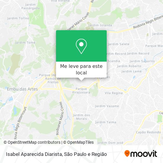 Isabel Aparecida Diarista mapa