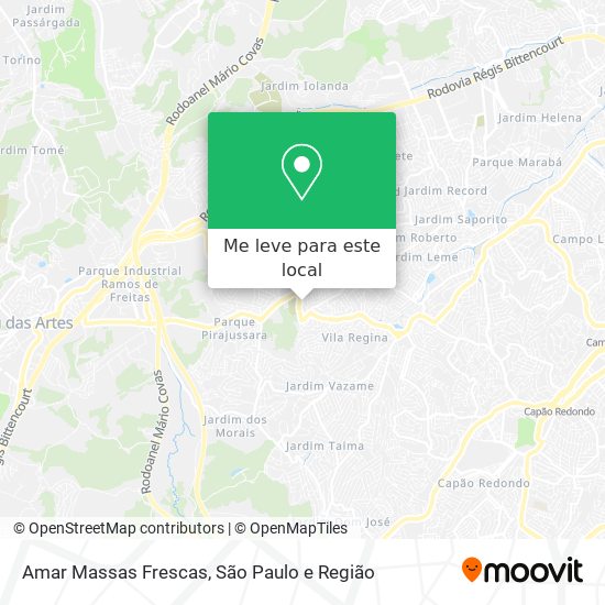 Amar Massas Frescas mapa