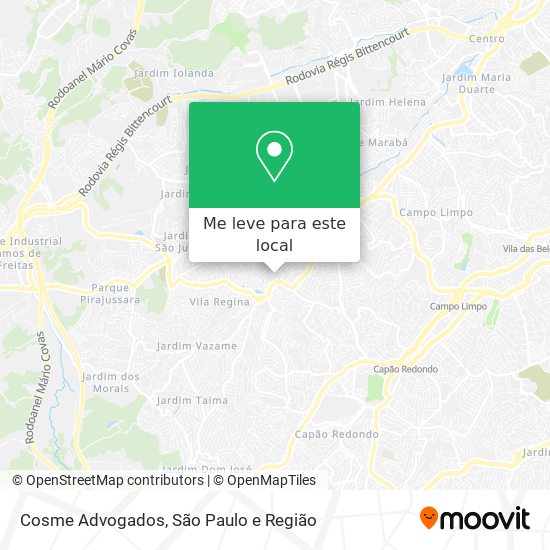 Cosme Advogados mapa