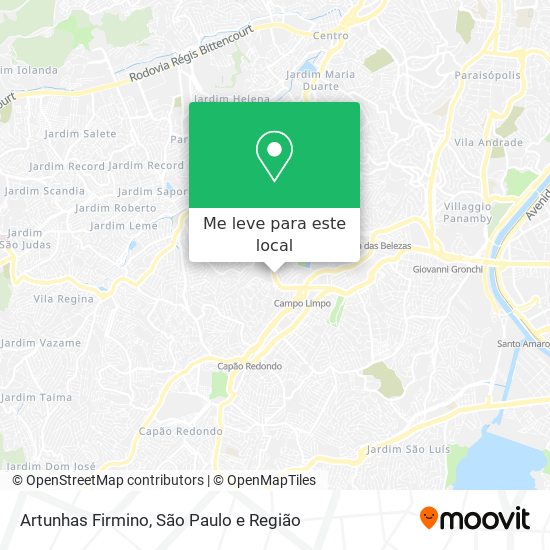 Artunhas Firmino mapa