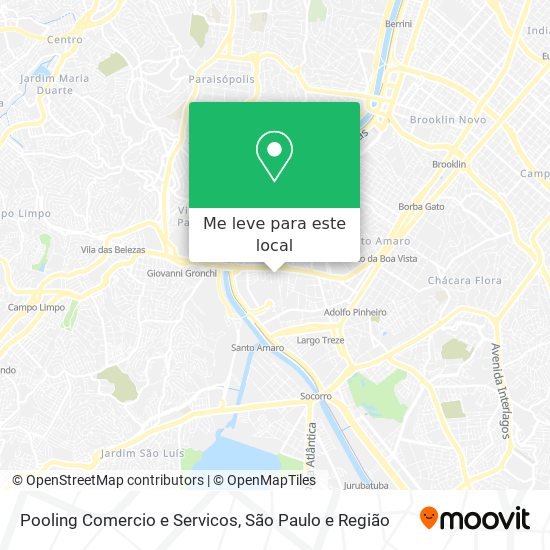 Pooling Comercio e Servicos mapa