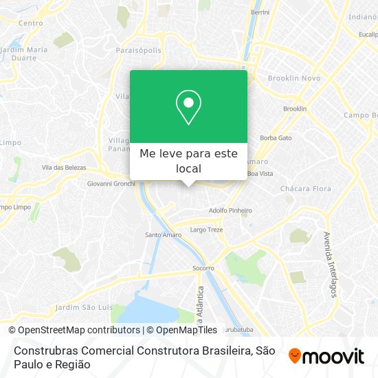 Construbras Comercial Construtora Brasileira mapa