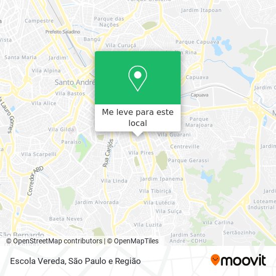 Escola Vereda mapa